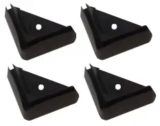 Biedrax Kunststoff-Füße für Biedrax-Regale – 4er Set (PP4)