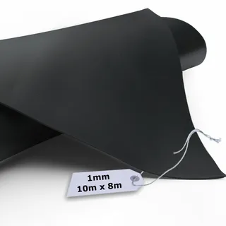 Teichfolie PVC 1mm schwarz in 10m x  8m (H)