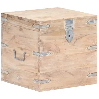 vidaXL Truhe 40x40x40 cm Akazie Massivholz
