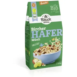 Bauckhof Bircher Hafer Müsli ungesüßt demeter