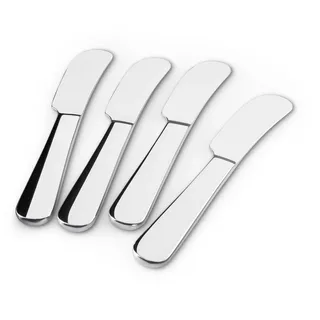 Tchibo - 4 Buttermesser - silber