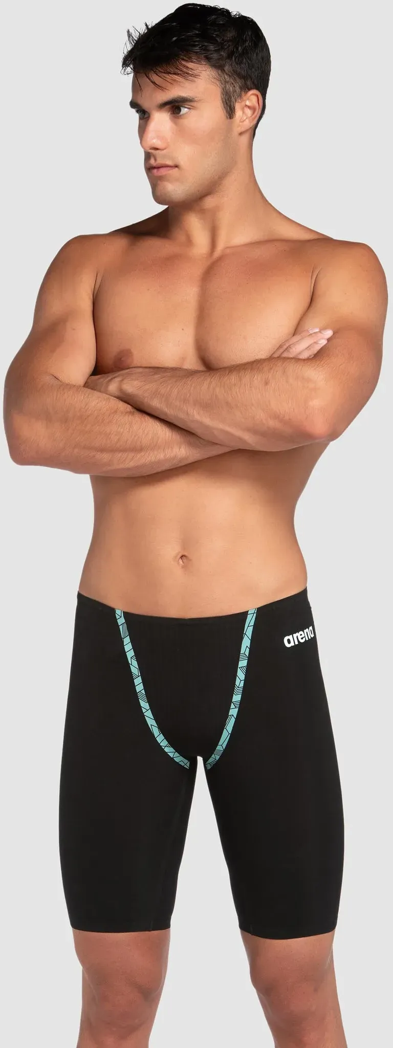 Powerskin Primo Jammer Herren - Black - Teal - 3