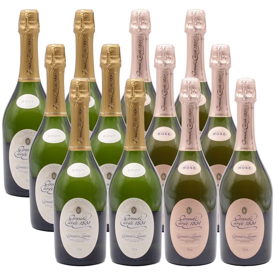 12er-Sparpaket Auswahl Sieur d'Arques Grande Cuvée 1531 Crémant de Limoux