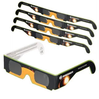BRESSER Teleskop BRESSER Sonnenfinsternis-Brille (5 Stück) schwarz