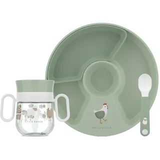 Mepal Mio Baby Geschirr-Set, 3-teilig Little Farm