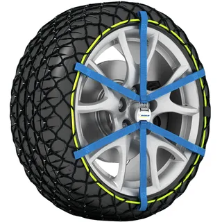 Michelin EASY GRIP EVOLUTION 10 Schneekette Auto Textilschneekette 2 Stück | Reifen Schneekette Ultraleistungsfähig Einfache Handhabung