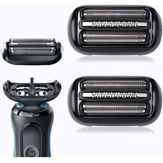 Braun Series 5 53b Original Schwarzer Scherkopf Für Herren-elektrorasierer, Ersatzfolie Für Eine Gründliche Und Effektive Rasur, Offizielles Ersatzteil (2 Stück 53b)