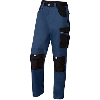 PARKSIDE PERFORMANCE® Herren Arbeitsbundhose (56, Blau/Schwarz)
