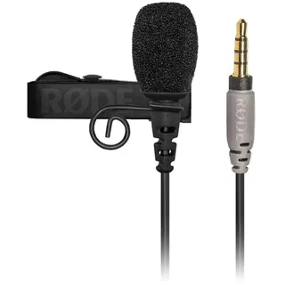 RØDE Microphones RØDE SmartLav+ Smartphone-Lavaliermikrofon mit TRRS-Anschluss für Rundfunk, Filmproduktion, Inhaltserstellung, Sprachaufnahmen vor Ort und im Studio, Schwarz