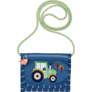 Die Spiegelburg - Brustbeutel Traktor Ed. 2 - Wenn ich mal groß Bin - 22005, Portmonee Kinder Schulbeginn, perfekt für die Schultüte Mädchen und Jungen, Traktor Motiv