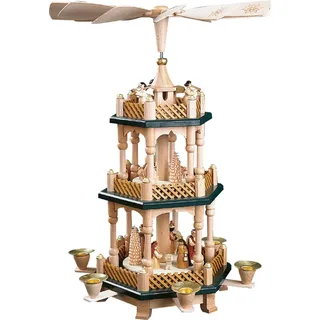 Richard Glässer Pyramide Heilige Familie, Seiffen, Erzgebirge #16732