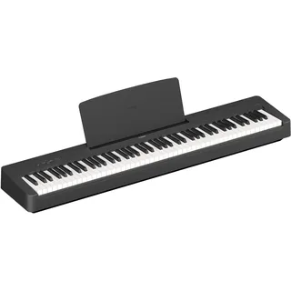 YAMAHA P-145BT Digitalpiano – Integriertes Bluetooth-Audio, tragbares 88-Tasten-Klavier mit Graded-Hammer-Compact-Tastatur, realistisches Spielgefühl und 10 hochwertige Klangfarben – Schwarz