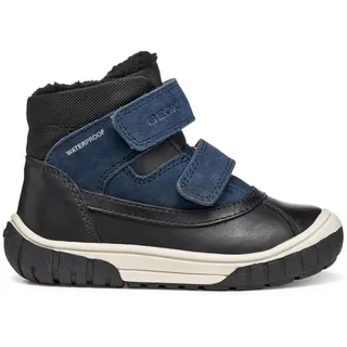 GEOX Baby-Jungen B OMAR Boy WPF Ankle Boot, Black/Navy, 23 EU