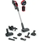 BOSCH Akku-Stielstaubsauger "Neuheit Unlimited 9 ProAnimal BKS941PET, MicroCleanTM Technology", rot (tornadorot), B:25cm H:130cm T:21,6cm, Akkusauger, HEPA-Filtersystem, 10 Jahre Motorgarantie, Schnellladegerät, LED Licht