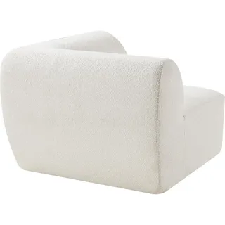 [en.casa] En.Casa, Sofa, Sofa-Modul Hurvas Eckelement Bouclé Cremeweiß