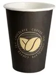 Kaffeebecher Beans | 300 ml - Ø 9 cm | Stilvoller Coffee-to-go Becher