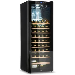Klarstein Barossa 54 Uno Weinkühlschrank 155 L 54 Flaschen Glastür Touch LED