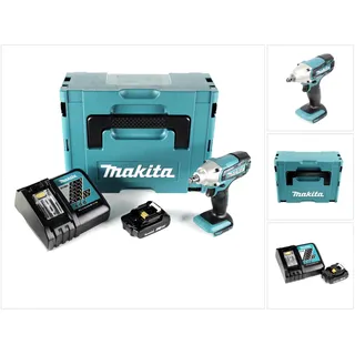 Makita DTW 190 RA1J Akku Schlagschrauber 18 V 190 Nm 1/2" + 1x Akku 2,0 Ah + Ladegerät + Makpac