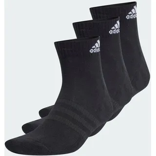 Adidas Cushioned Sportswear Ankle 3er Pack Black / White 37-39