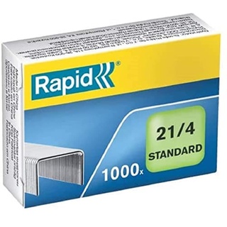 Rapid Heftklammern (21/4 mm, Standard, verzinkt) 1000 Stück
