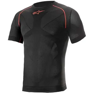 Alpinestars Bicycle Ride Tech V2 Summer Kurzarm-baselayer - Black / Red - XS-S