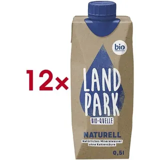 LANDPARK »Bio-Quelle Wasser natur. still 12x0,5L Landpark 11050-Karton