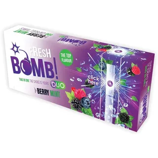 Fresh Bomb Purple Click Hülsen mit Aromakapsel 10 Boxen (1000 Hülsen)
