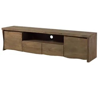 Massivmoebel24 Mango TV-Lowboard 200x45x50 cm Braun Massivholz