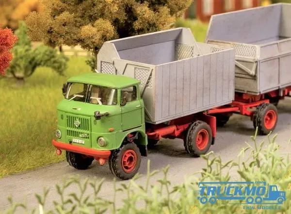 Elbe-Modell Bausatz Schwerhäckselaufbau Motorwagen SHA16 für IFA W50 und L60 EM170