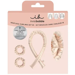 Invisibobble GIFT SET Normal Curl M Locken ohne Hitze Heatless Curl Set I Lockenwickler Ohne Hitze Rutschfest I Heatless Curls Band Samt über Nacht I Hair Curler für mittleres-langes Haar