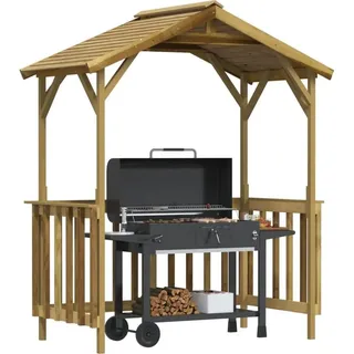 vidaXL Grillpavillon Kiefernholz 163,5 x 93 x 210 cm