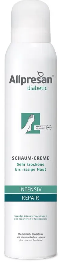 Allpresan Diabetic Schaum-Creme INTENSIV + REPAIR mit Urea 200ml