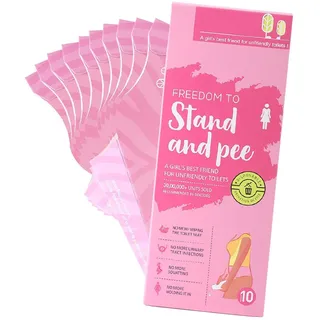 Einweg-Urinal Für Frauen – 10 Stück Wasserdichte Vertikale Urintrichter Aus Papier, Tragbarer Leichter Urintrichter Für Frauen, Pinkelhilfe Für Frauen Für Camping, Reisen, Outdoor
