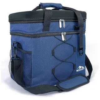 woooody Picknicktasche 25L inkl. Schultergurt & Picknicktisch Kühltasche Thermotasche