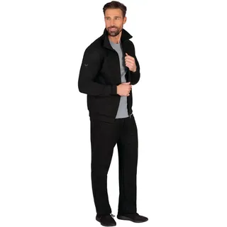 TRIGEMA Jogginganzug "TRIGEMA Jogginganzug", Herren, Gr. L, schwarz, 70% Baumwolle, 30% Polyester, Sportanzüge Jogginganzug, Topseller