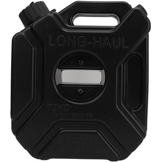 3L 0,75 Gallonen Benzinkanister Benzinkanister Schwarz Notfall-Backuptank für Auto Motorrad UTV ATV Dirt Bike (Ohne Halterung)