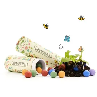 stadtgärtner Die Stadtgärtner 25 bunte Blumenmurmeln in Dose