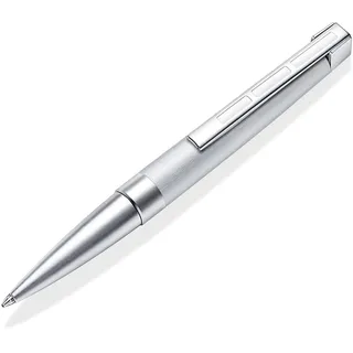 Staedtler Initium Metallum Drehkugelschreiber, Aluminium, B, schwarz, Made in Germany, mit edler Geschenkverpackung, 9PMM340B-9