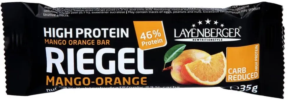 Layenb. LowCarb.one Protein-Riegel Mango Orange
