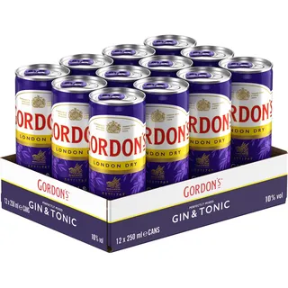Gordon's Gin & Tonic, Dose 10% Vol. 12x0,25l