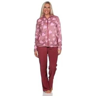 normann langarm Hausanzug Homewear Herz - Gr.: 56/58