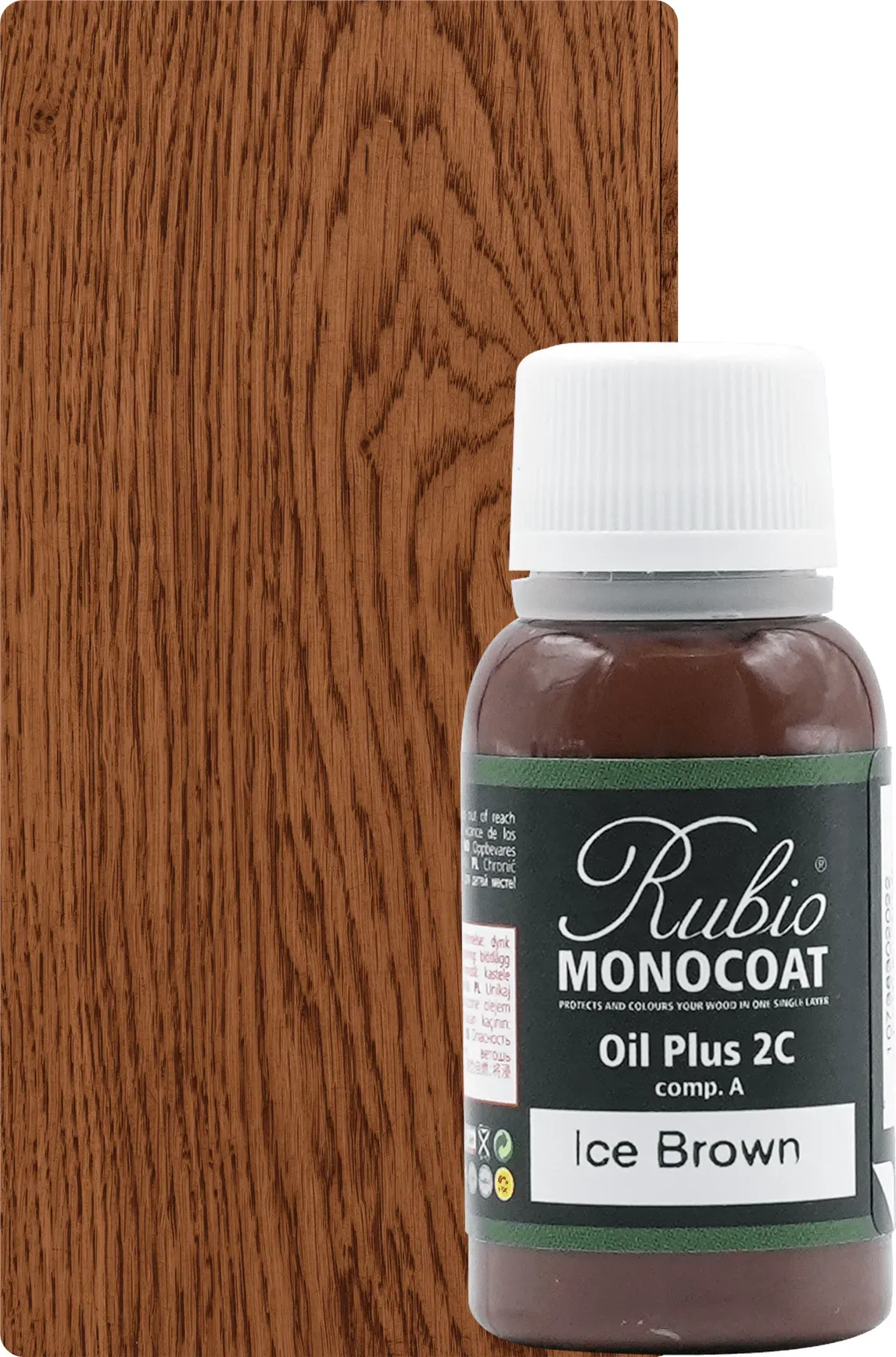 Rubio Monocoat Oil Plus 2C Ice Brown 20ml (A) - 20ml [0,8m2]
