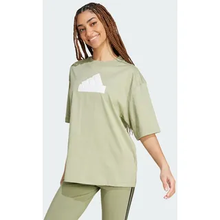 Adidas Future Icons Badge of Sport Boyfriend T-Shirt - Tent Green - S