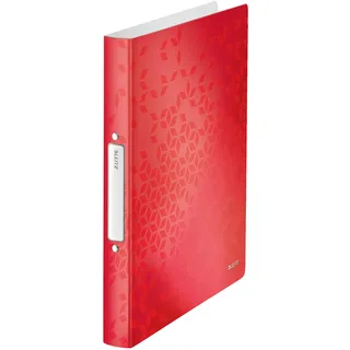 Leitz WOW Ringbuch 2-Ringe rot 3,2 cm DIN A4