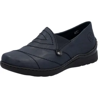 Rieker Damen 48961 Slipper Blau, 41