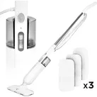 Duronic STM11 Dampfreiniger | hygienische Bodenreinigung | Elektrischer Wischmopp mit 2 Extra Pads | Dampfbesen 1100 W