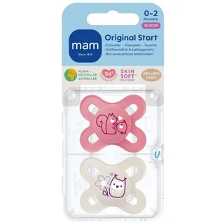 MAM Schnuller Original Start Silikon 0-2 pink - 2.0 Stück