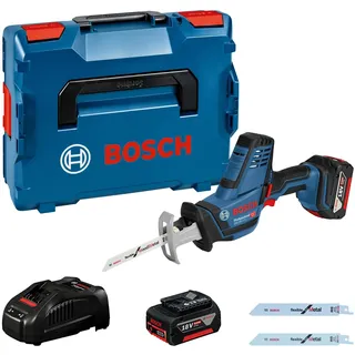 Bosch GSA 18 V-LI C Professional inkl. 2 x 5 Ah + L-Boxx