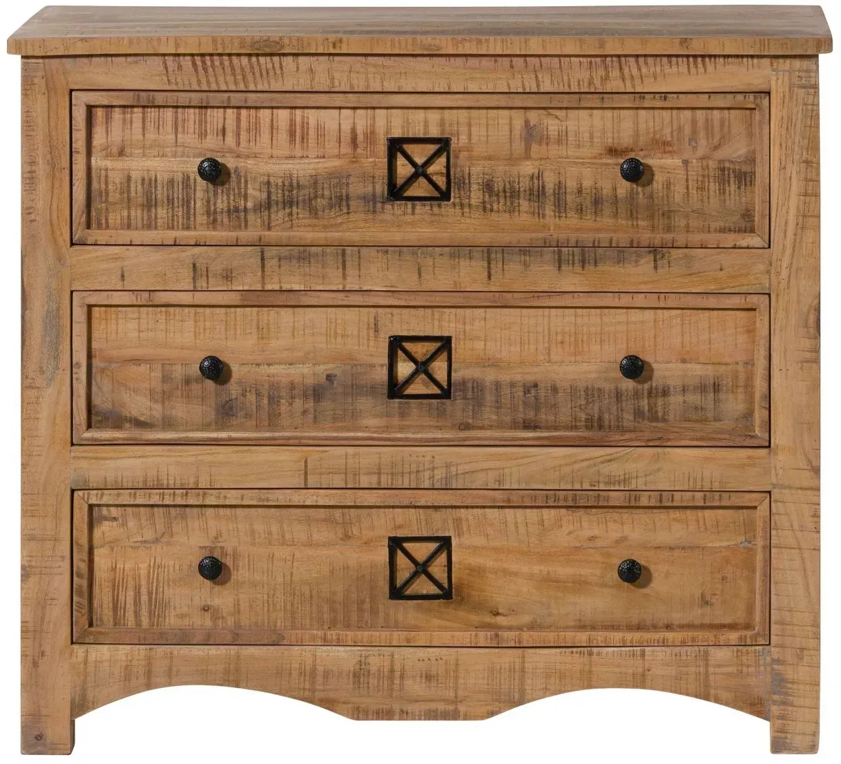 Kommode Akazie 100x42x88 natur versiegelt NATURE OF SPIRIT #249