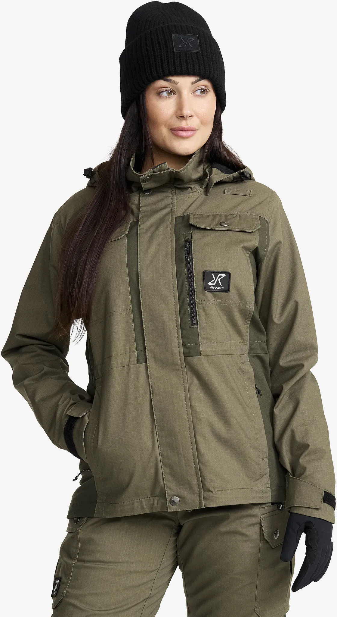 Field Pro Warm Outdoor Jacket Damen Grape Leaf/Forest Night, Größe:3XL - Damen > Jacken > Outdoor- & Freizeitjacken - Grün